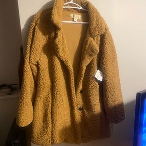 Women’s brand new teddy trench coat long